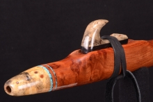 Redwood Burl Native American Flute, Minor, Mid F#-4, #G7K